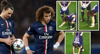 Hvězdy PSG podváděly! Luiz přemazal sprej, Zlatan toho využil