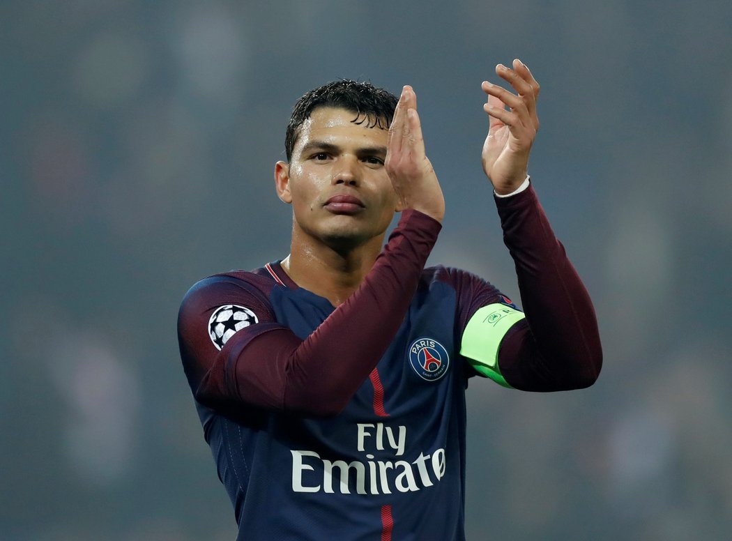 Zklamaný kapitán PSG Thiago Silva