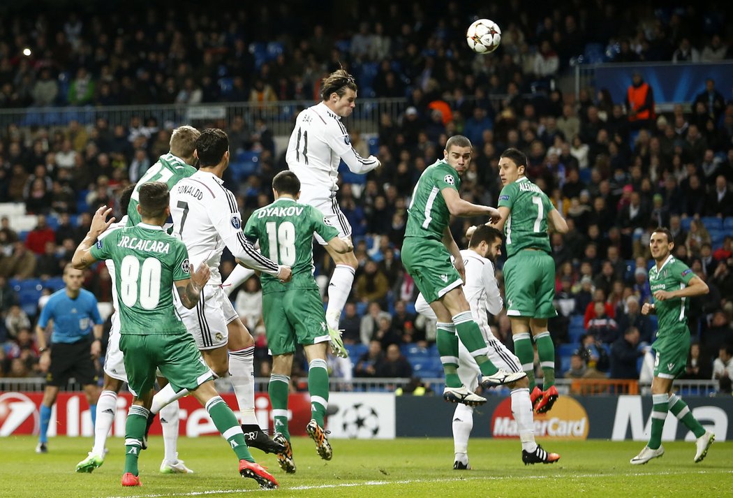 Gareth Bale při druhé brance Realu