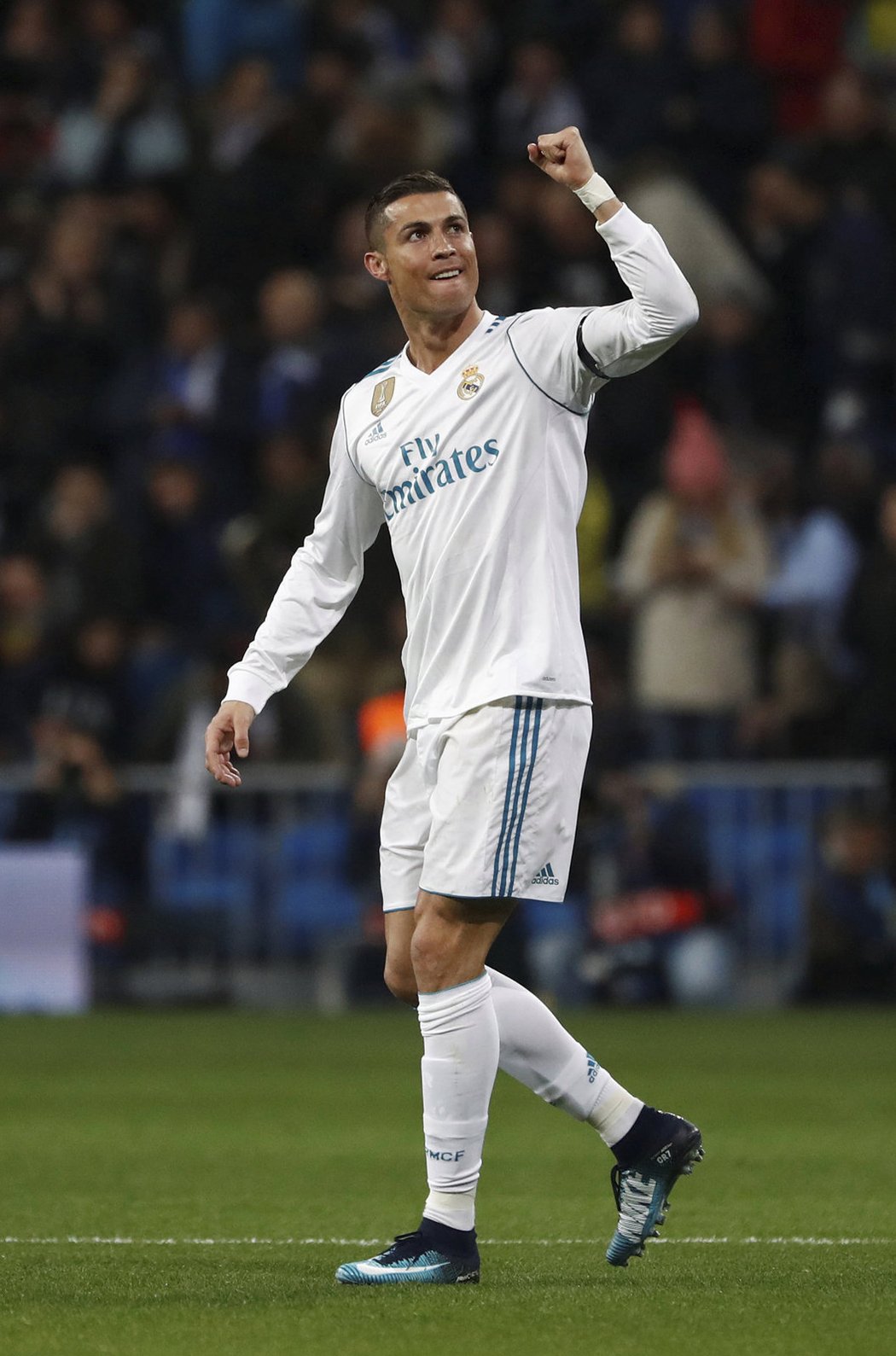 Cristiano Ronaldo oslavuje další trefu, prosadil se proti Dortmundu