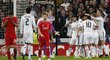 Real Madrid vedl nad Liverpoolem po první půli 1:0, trefil se Karim Benzema