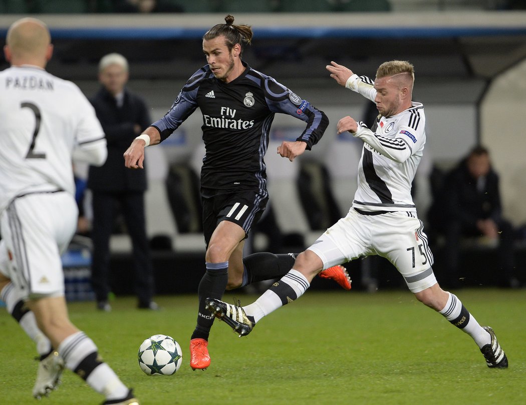 Gareth Bale vstřelil na hřišti Legie parádní gól