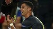 Cristiano Ronaldo po inkasované červené kartě v zápase s Valencie