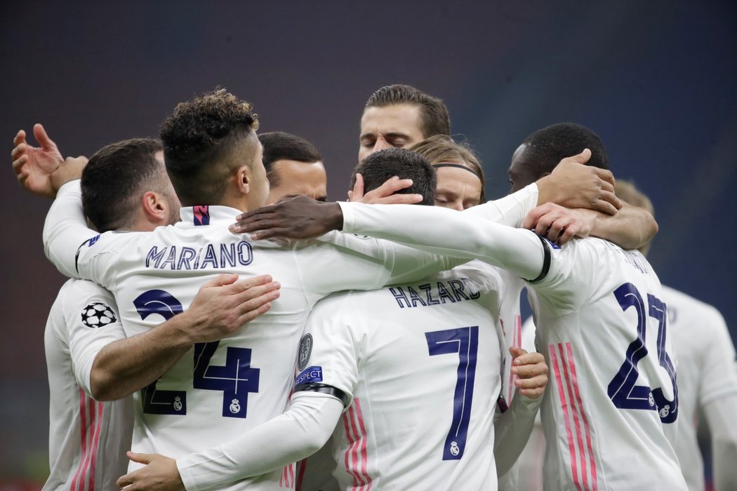 Fotbalisté Realu Madrid zvítězili v Lize mistrů na hřišti Interu Milán