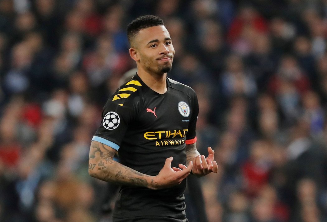 Gabriel Jesus se během první půle neprosadil