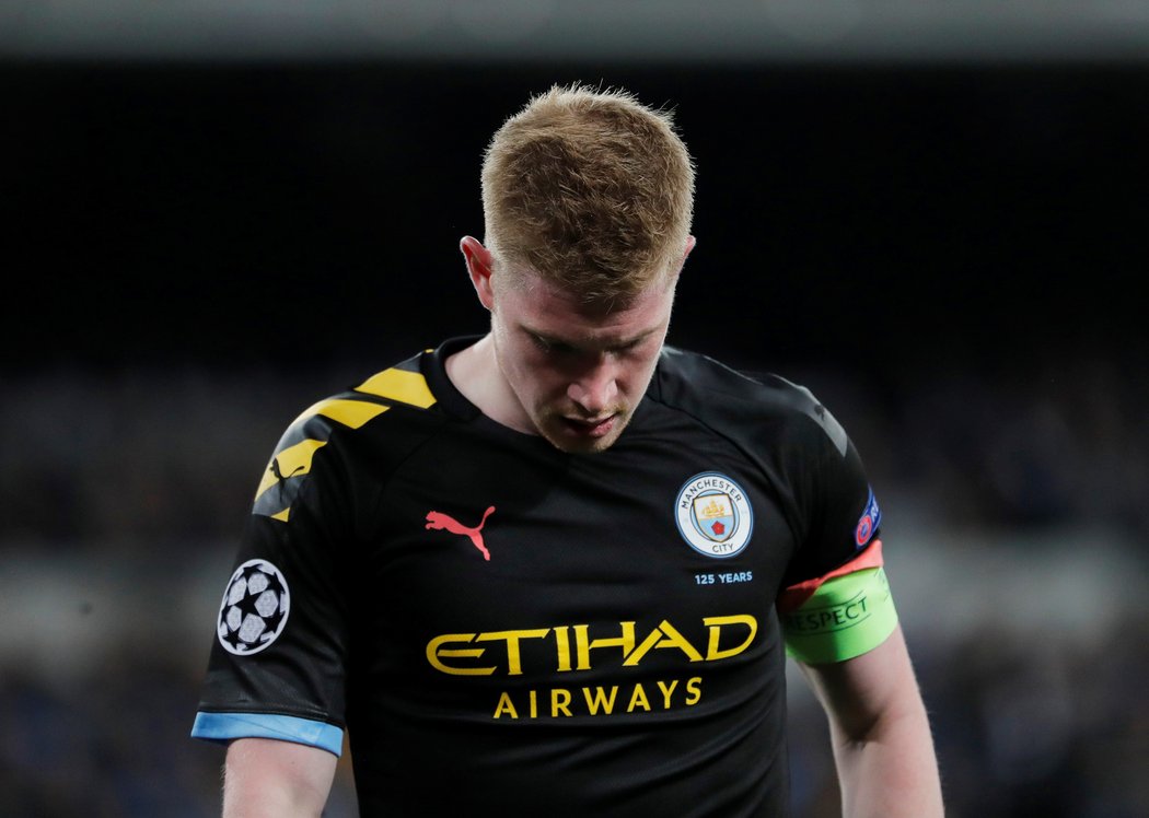 Zklamaný kapitán Manchesteru City Kevin de Bruyne