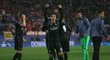 Luka Modrič a jeho spoluhráči slaví postup do finále Ligy mistrů