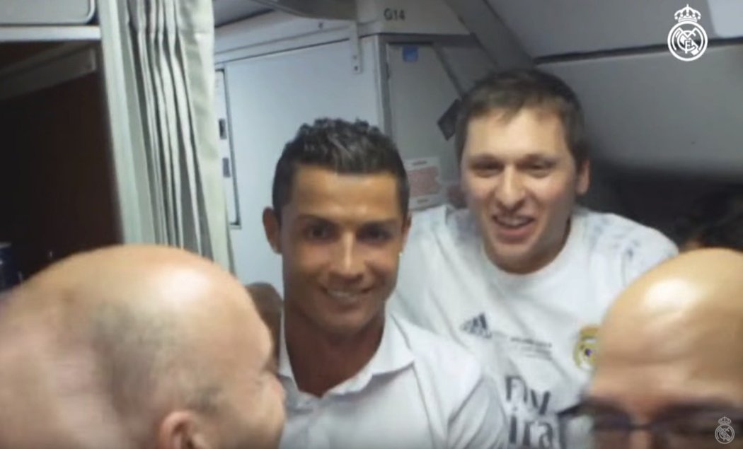 Oslavy si užíval i Cristiano Ronaldo