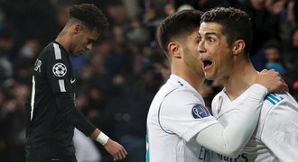 Souboj hvězd? Ronaldo předčil Neymara. Rosický chválil Zidaneho