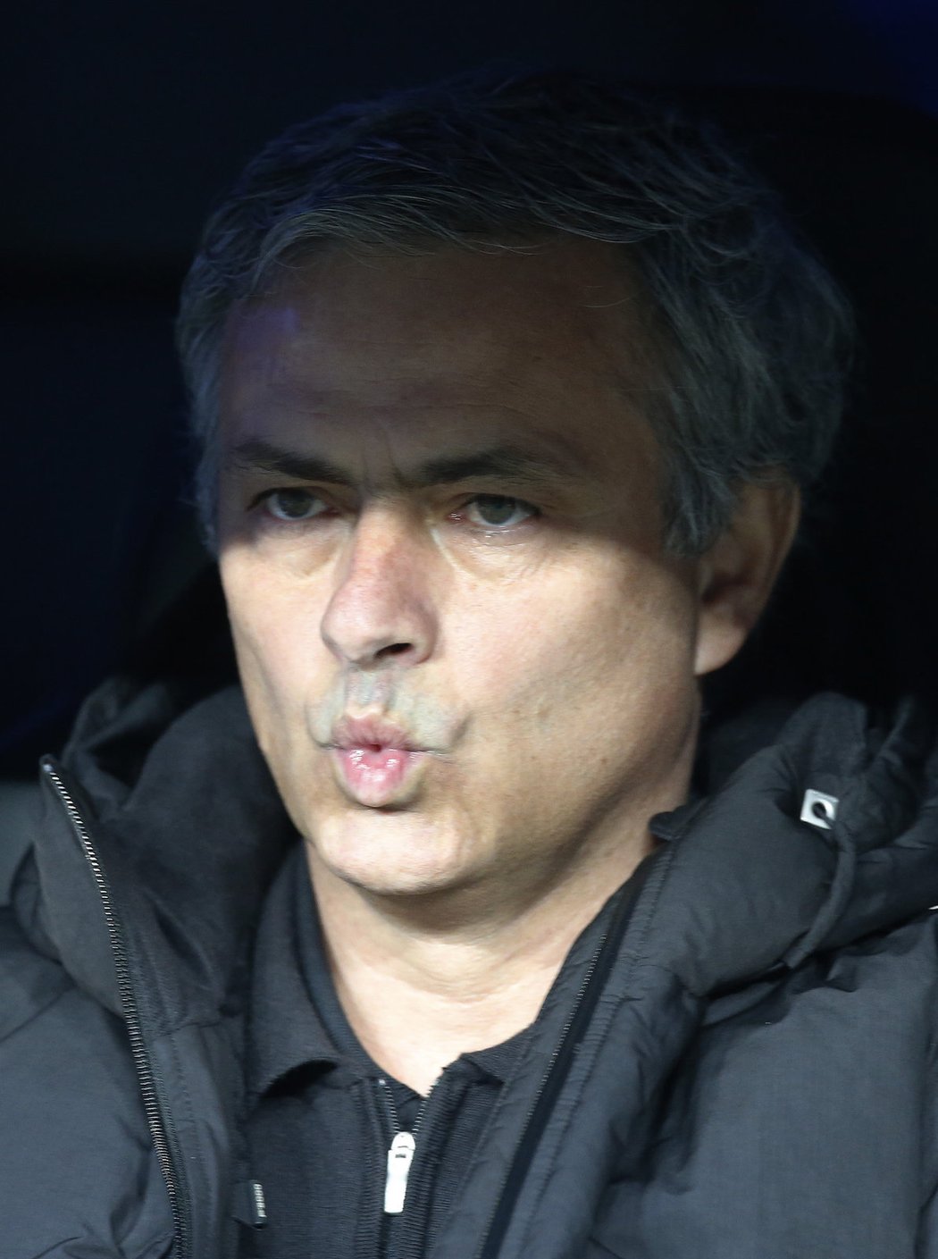 Grimasa kouče Realu José Mourinha před odvetou semifinále Ligy mistrů proti Dortmundu mluvila za vše