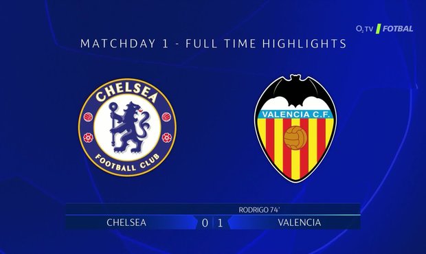 SESTŘIH: Chelsea - Valencia 0:1. Překvapení na úvod, rozhodl Rodrigo