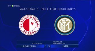 SESTŘIH: Slavia – Inter 1:3. Konec snu o postupu, hosté trestali na konci