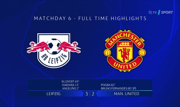 SESTŘIH LM: Lipsko - United 3:2. Manchester míří do Evropské ligy