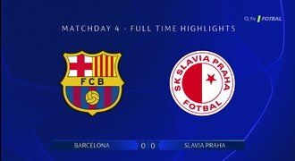 SESTŘIH: Barcelona – Slavia 0:0. Skvělý bod! Gólům bránily ofsajdy i tyč