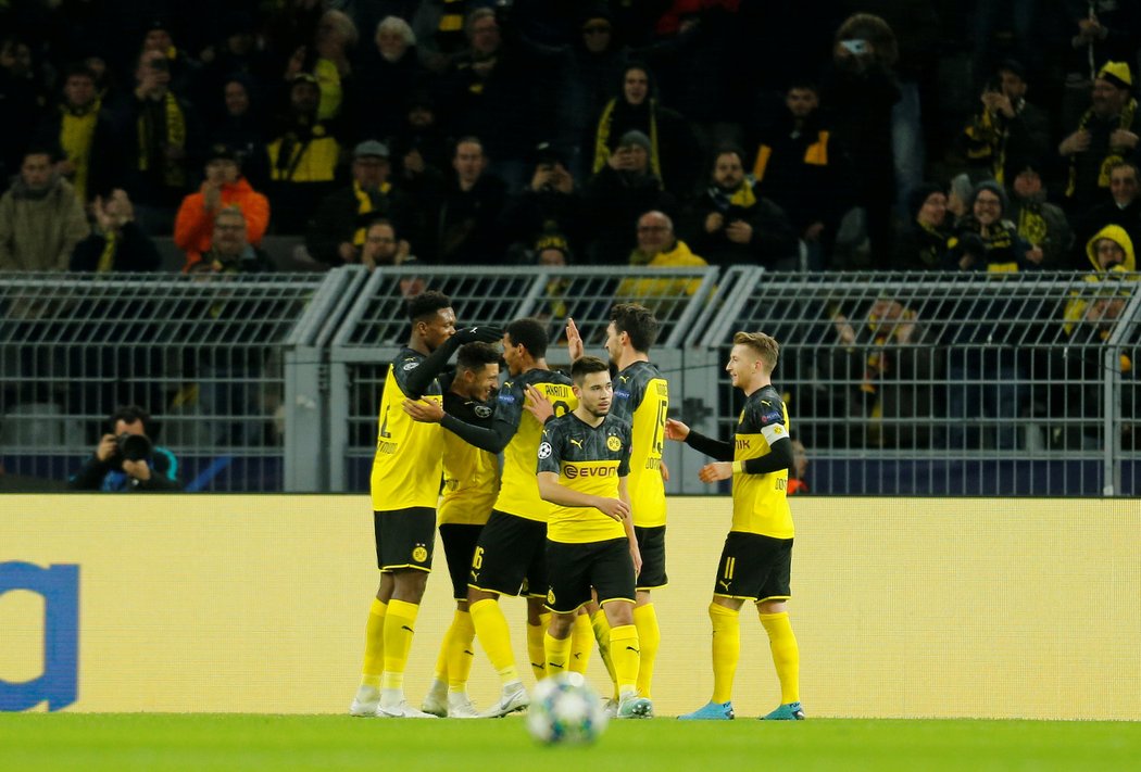 Borussia slaví vedení nad Slavií