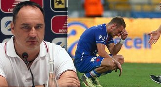 Naštvaný Trpišovský v Kyjevě: Rýpl si do Dynama, dva dotazy a konec