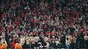 Fanoušci Slavie na londýnském Tottenham Hotspur Stadium