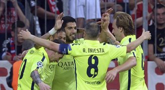 Barcelona slaví finále, Bayernu nestačila domácí výhra 3:2