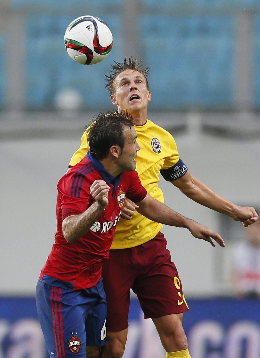 Bebras Natcho patřil v první půli k nejaktivnějším hráčům CSKA