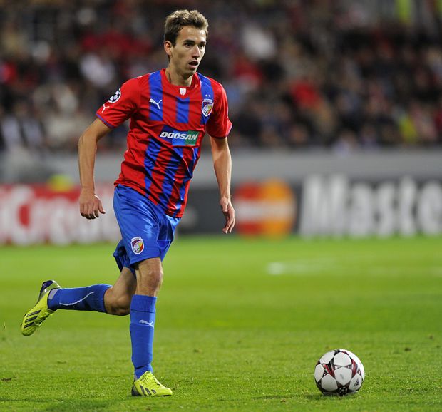 Fotbalista Tomáš Hořava v dresu Plzně Fotbalista Tomáš Hořava v dresu Plzně