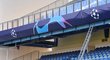 Stadion Viktorie se zahalil do barev Ligy mistrů