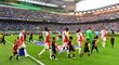 Fotbalisté Slavie nastupují k zápasu proti Interu Milán v Lize mistrů