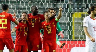 Lukaku vystřílel výhru Belgii, Anglie veze z Chorvatska bod