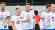 Čeští hráči po zápase ve Švýcarsku