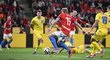Pavel Šulc střílí gól do sítě Ukrajiny v utkání Ligy národů Pavel Šulc střílí gól do sítě Ukrajiny v utkání Ligy národů