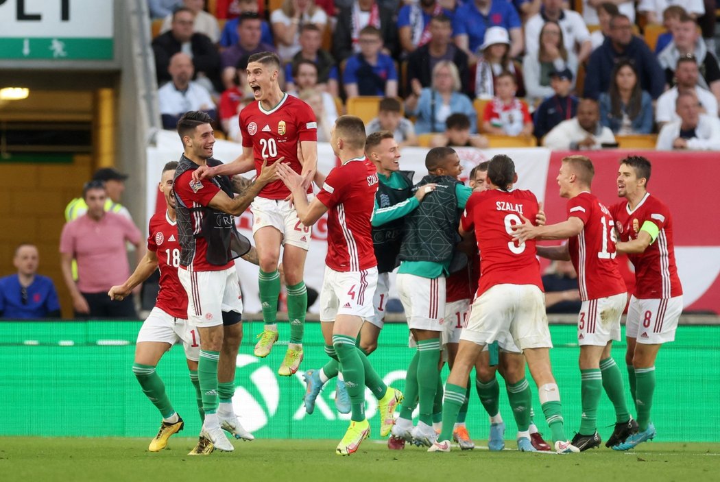 Maďaři jsou po druhém gólu do sítě Anglie v euforii