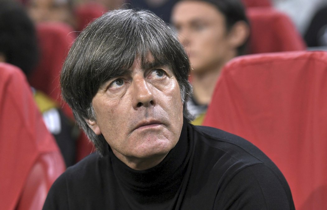 Trenér Němců Joachim Löw během utkání s Nizozemskem