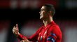 Cristiano Ronaldo při zápase Ligy národů mezi Portugalskem a Francií