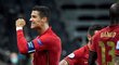 Cristiano Ronaldo oslavil v zápase Portugalska se Švédskem 100. gól v národním dresu