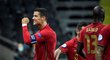 Cristiano Ronaldo oslavil v zápase Portugalska se Švédskem 100. gól v národním dresu