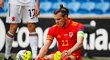 Gareth Bale v utkání velšské reprezentace v Lize národů