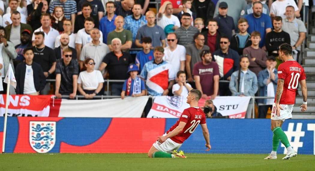Maďar Roland Sallai vstřelil gól proti Anglii
