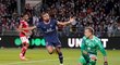 Kylian Mbappé se v zápase v Brestu dokázal prosadit