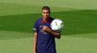 Kylian Mbappé na tréninku PSG