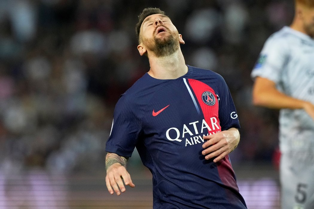 Lionel Messi lituje neproměněné šance