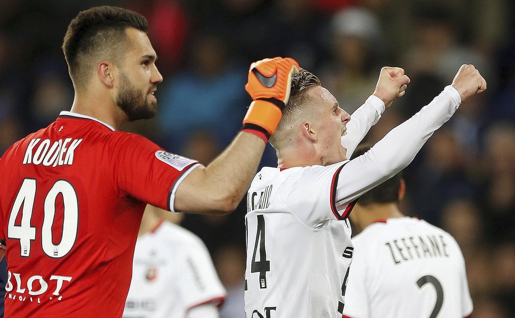 Tomáš Koubek pomohl čistým kontem k výhře Rennes nad PSG