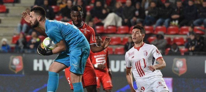 Tomáš Koubek proti Lille vychytal svou první nulu v dresu Rennes