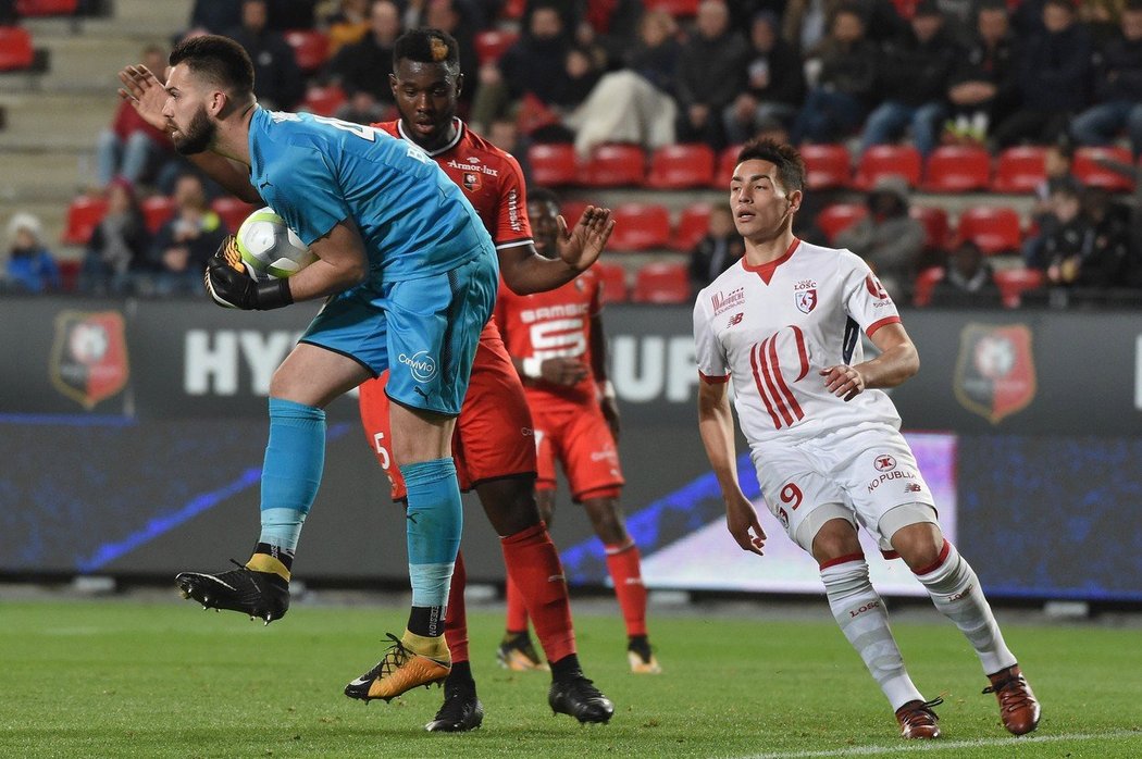 Tomáš Koubek proti Lille vychytal svou první nulu v dresu Rennes