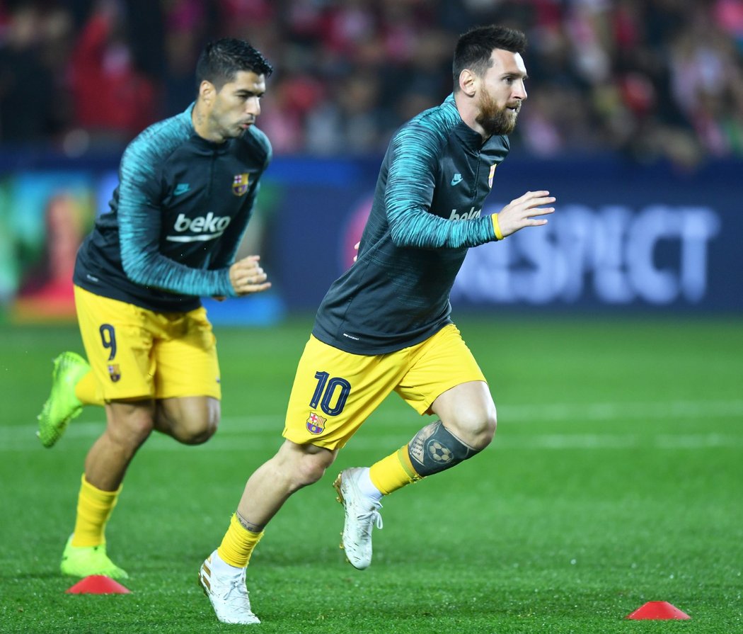 Lionel Messi v Barceloně spolupracoval v ofenzivě i s Luisem Suárezem