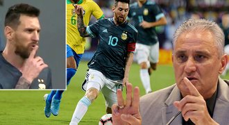 Drž hubu! Messi se obořil na trenéra, Brazilci ho obviňují z tlaku na sudí