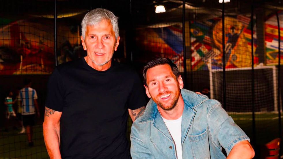 Lionel Messi a jeho zesnulý otec