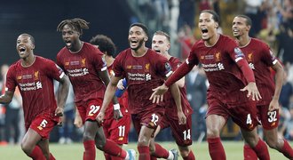 Liverpool - Chelsea 3:2. Reds mají Superpohár, rozhodly penalty