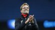 Trenér Liverpoolu Jürgen Klopp se raduje z výhry na hřišti Manchesteru City