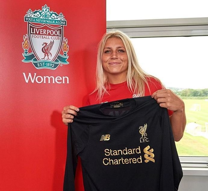 Brankářka ženského týmu Liverpoolu Frances Kitchingová