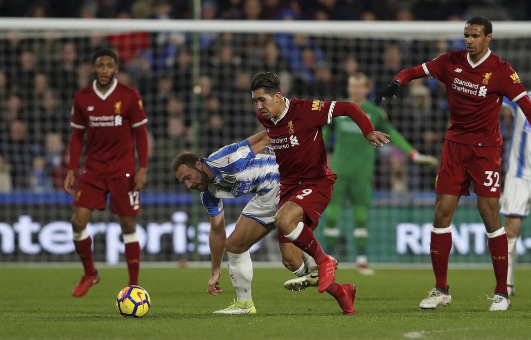 Liverpool si vítězství nad Huddersfieldem zajistil už po prvním poločase