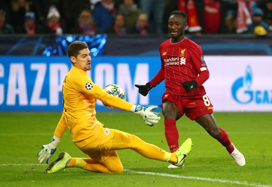 Naby Keita v dresu Liverpoolu